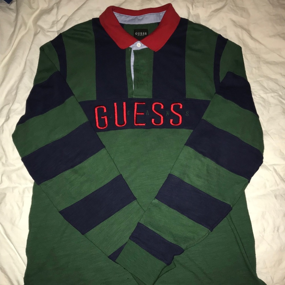 Long Sleeve Men’s Guess Rugby Polo